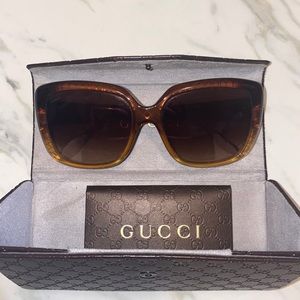 Authentic Gucci Polarized Gradient Sunglasses